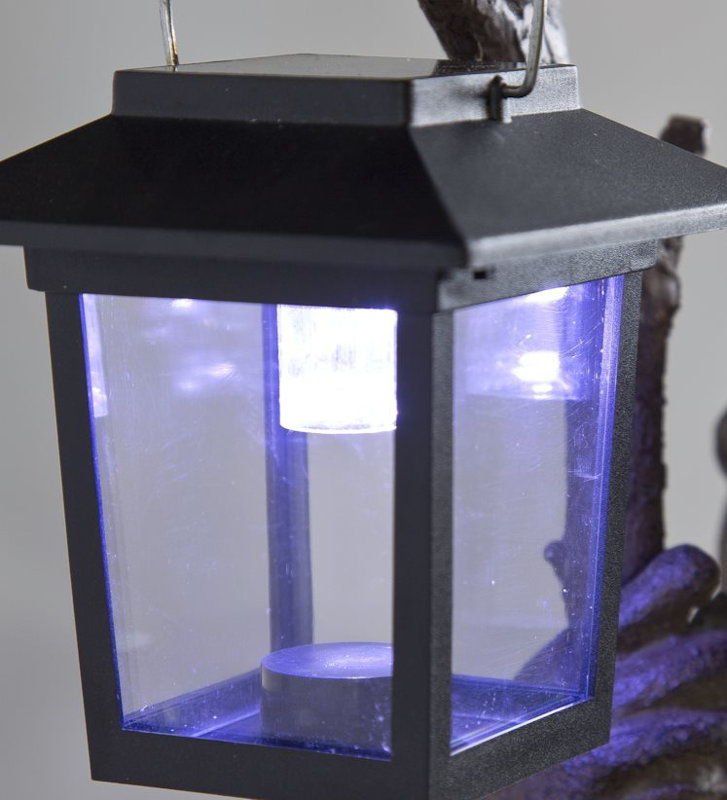 Sitting Frog with Solar Lantern Garden Statue & Reviews Joss & Main